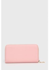 Love Moschino Portfel damski kolor różowy. Kolor: różowy. Materiał: materiał. Wzór: gładki #2