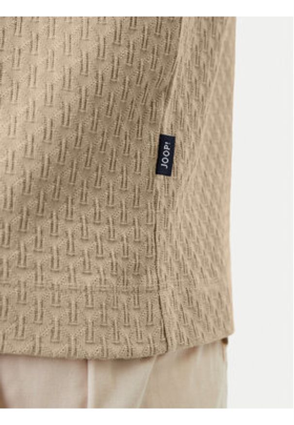 JOOP! Polo Roni 10100056 30100501 Brązowy Regular Fit. Typ kołnierza: polo. Kolor: brązowy. Materiał: bawełna