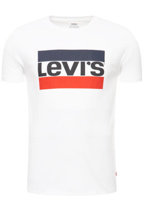 Levi's® T-Shirt Sportswear Logo Graphic 39636-0000 Biały Regular Fit. Kolor: biały. Materiał: bawełna