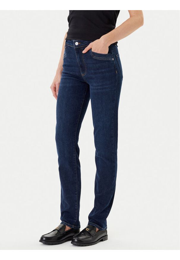 BOSS Jeansy State 2.0 50542555 Granatowy Slim Fit. Kolor: niebieski