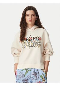 Adidas - adidas Bluza Farm Rio Hoodie KR0253 Kremowy Regular Fit. Kolor: kremowy. Materiał: bawełna #1