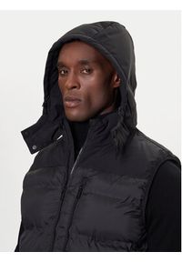 Karl Lagerfeld - KARL LAGERFELD Kamizelka 505030 554596 Czarny Regular Fit. Typ kołnierza: dekolt w karo. Kolor: czarny. Materiał: syntetyk #5