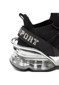 Plein Sport Sneakersy SADS USC0518 STE003N Czarny. Kolor: czarny. Materiał: materiał #3