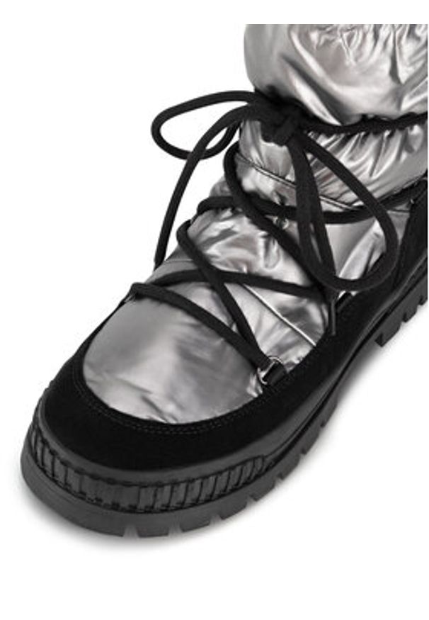 Rieker Revolution Lifestyle Śniegowce W2170-42 Szary. Kolor: szary. Materiał: skóra, zamsz