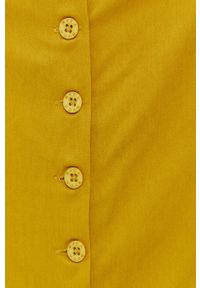 RVCA - Sukienka. Okazja: na co dzień. Kolor: żółty. Długość rękawa: na ramiączkach. Typ sukienki: proste. Styl: casual #6