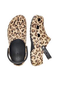 Crocs Klapki BAYA PLATFORM CLOG 208712-0C4 Beżowy. Kolor: beżowy. Obcas: na platformie #6