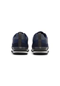 Sneakersy Hummel Monaco 86. Kolor: niebieski. Materiał: syntetyk, zamsz. Szerokość cholewki: normalna. Sport: turystyka piesza