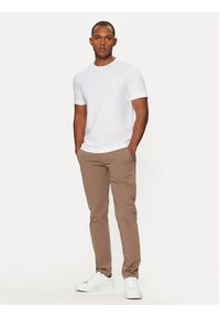 Calvin Klein T-Shirt Smooth Cotton T-Shirt K10K112229 Biały Regular Fit. Kolor: biały. Materiał: bawełna #5