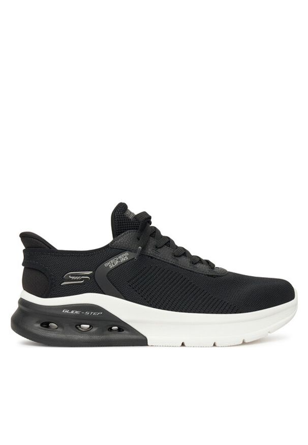 skechers - Skechers Sneakersy Bobs Arc Waves 2.0- 118317/BLK Czarny. Kolor: czarny. Materiał: materiał