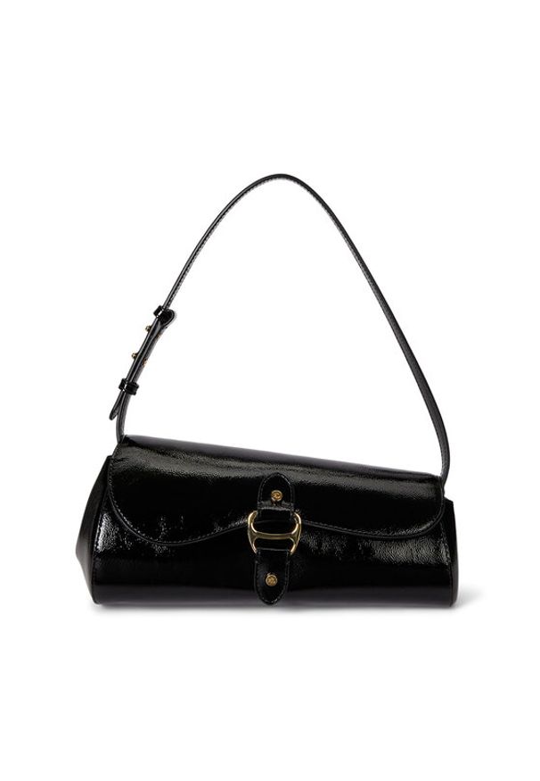 Lauren Ralph Lauren - LAUREN RALPH LAUREN Torebka 431P04068001 Czarny. Kolor: czarny. Materiał: skórzane