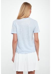 Sportalm - T-shirt damski lniany SPORTALM. Materiał: len #4