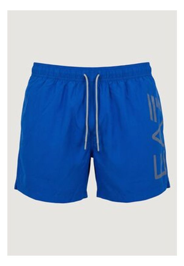 EA7 Emporio Armani Szorty kąpielowe 7M002001 AF14497 MB015 Niebieski Regular Fit. Kolor: niebieski. Materiał: syntetyk