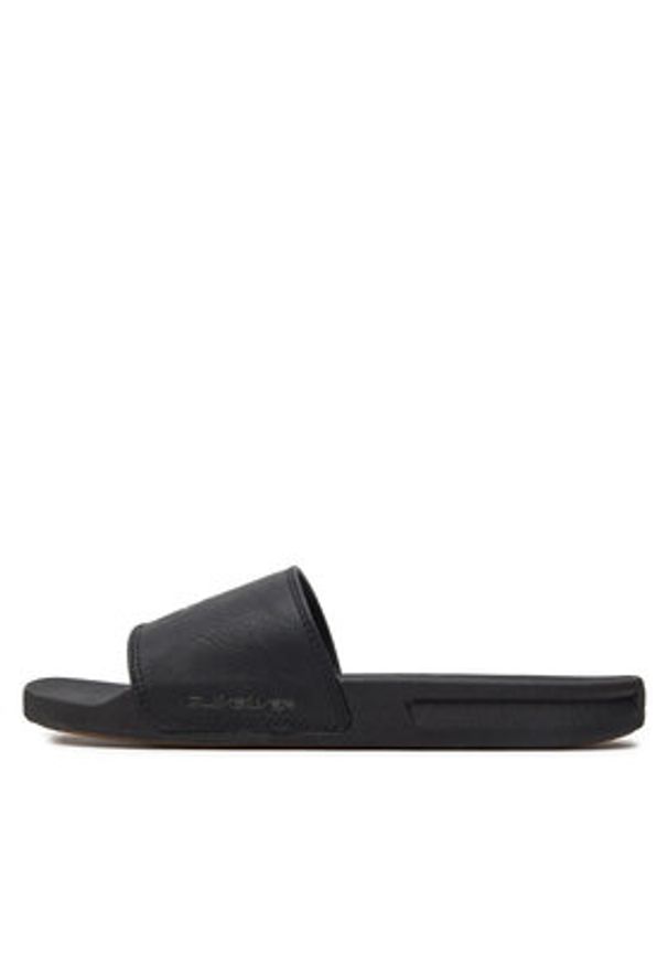 Quiksilver Klapki AQYL101379 Czarny. Kolor: czarny. Materiał: skóra