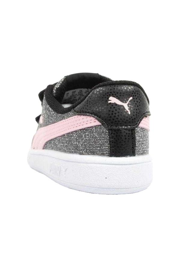Puma - Skórzane Buty Dziecięce Smash V2. Kolor: różowy. Materiał: skóra. Sport: turystyka piesza