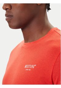 Mustang T-Shirt Austin 1016858 Zielony Regular Fit. Kolor: zielony. Materiał: bawełna #5