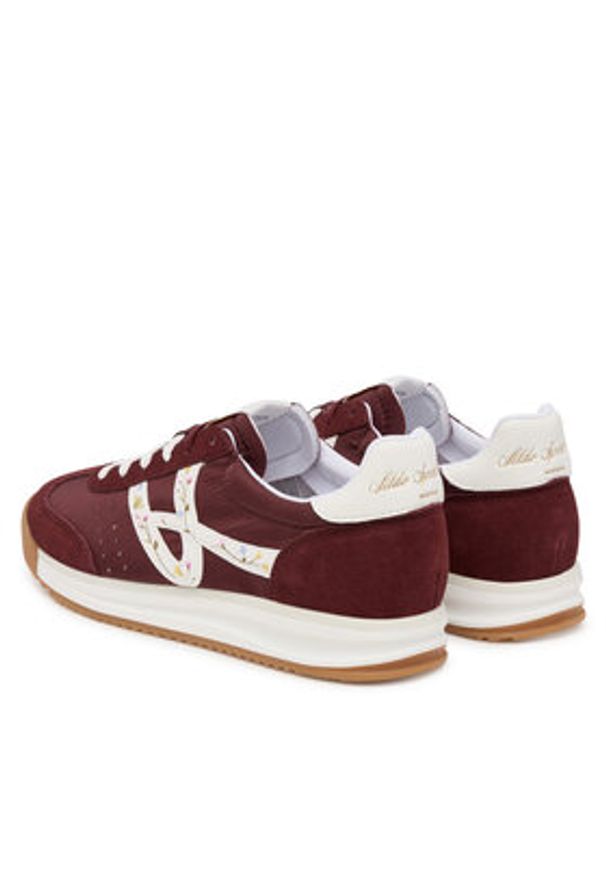 Aldo Sneakersy Stepcount 14139089 Bordowy. Kolor: czerwony. Materiał: materiał