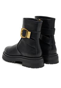 Steve Madden Botki Lexs SM11003593 Czarny. Kolor: czarny. Materiał: skóra #4