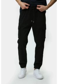 Męskie Spodnie Materiałowe Mustang Style Paris Jogger Cargo Black Beauty 1015896 4185. Materiał: materiał #8