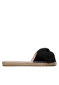 Manebi Espadryle Sandals With Bow G 0.1 J0 Czarny. Kolor: czarny. Materiał: materiał #1