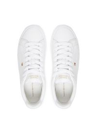 TOMMY HILFIGER - Tommy Hilfiger Sneakersy Icon Court FW0FW08815 Biały. Kolor: biały. Materiał: skóra #4