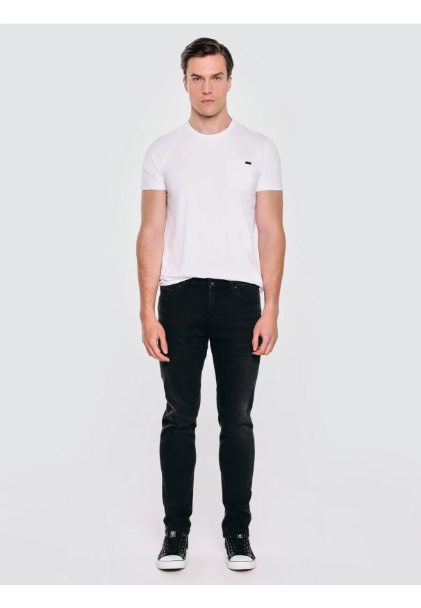 Big-Star - Jeansy męskie czarne Harper 920. Stan: podwyższony. Kolor: czarny. Styl: klasyczny