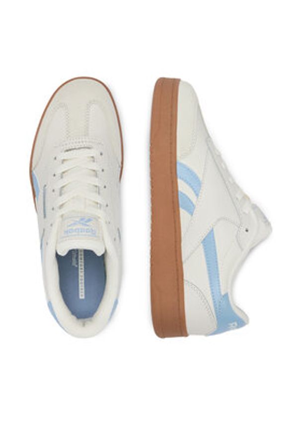 Reebok Sneakersy FORTE LOUNGER DOUBLE UP AR30255WCLT Écru. Materiał: skóra
