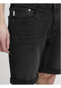 Blend Szorty jeansowe 20715422 Czarny Regular Fit. Kolor: czarny. Materiał: bawełna