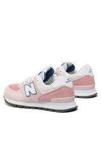 New Balance Sneakersy GC574DH2 Różowy. Kolor: różowy. Materiał: zamsz, skóra. Model: New Balance 574 #2