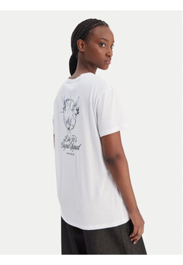 Liu Jo T-Shirt WA6163 JS904 Biały Relaxed Fit. Kolor: biały. Materiał: bawełna