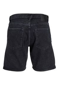 Jack & Jones - Jack&Jones Szorty jeansowe Chris 12231118 Czarny Relaxed Fit. Kolor: czarny. Materiał: bawełna #7
