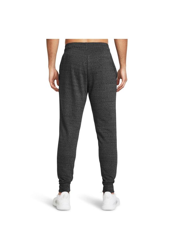 Spodnie dresowe męskie Under Armour Rival Terry Jogger. Kolor: szary. Materiał: dresówka. Długość: długie