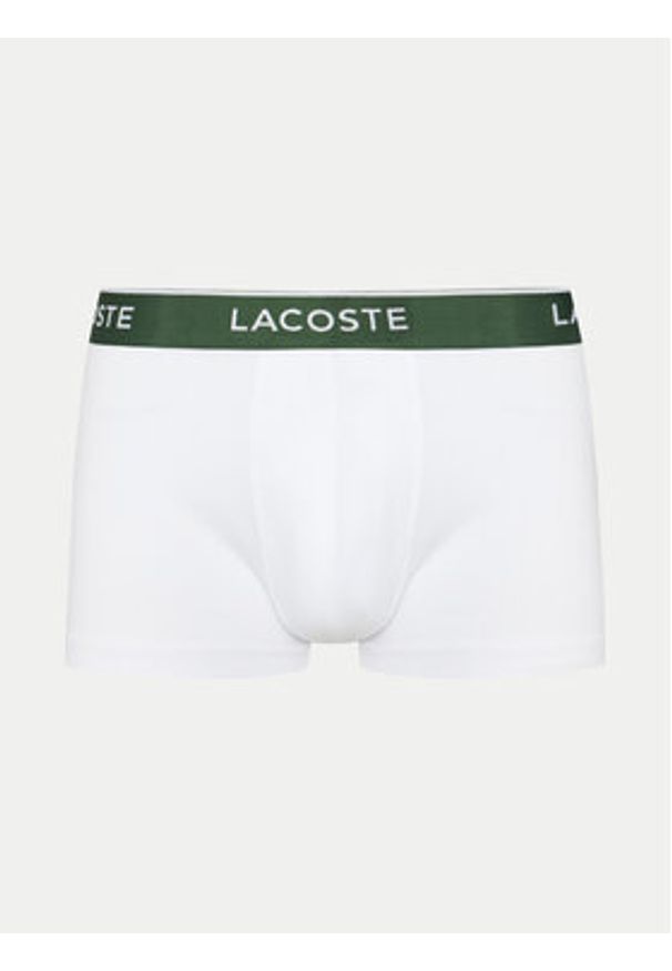 Lacoste Komplet 3 par bokserek 5H1300 Biały. Kolor: biały. Materiał: bawełna