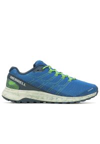 Buty Merrell Fly Strike J066987 - niebieskie. Zapięcie: sznurówki. Kolor: niebieski. Materiał: guma, tkanina. Szerokość cholewki: normalna. Sport: fitness #1