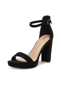 DeeZee Sandały SE008 Czarny. Kolor: czarny. Materiał: materiał #3