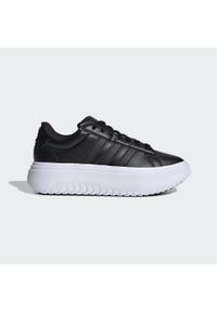 Adidas - Buty Grand Court Platform. Kolor: czarny, szary, wielokolorowy. Obcas: na platformie. Sport: tenis