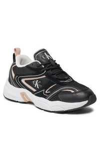 Calvin Klein Jeans Sneakersy Retro Tennis Su-Mesh Wn YW0YW00891 Czarny. Kolor: czarny. Materiał: skóra #6