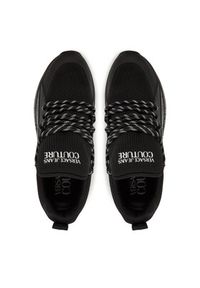 Versace Jeans Couture Sneakersy 78YA3SA3 Czarny. Kolor: czarny. Materiał: materiał #3