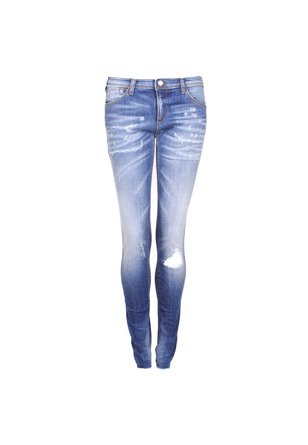 Emporio Armani Jeansy "J28 Skinny". Materiał: jeans