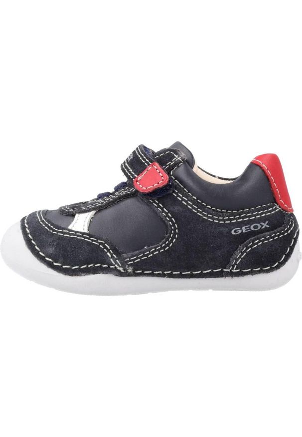 Geox - Buty GEOX B TUTIM B.A Czarny. Kolor: czarny. Materiał: skóra. Sport: turystyka piesza