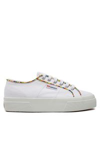 Superga Tenisówki Multicolor Beads 2740 S4131FW Biały. Kolor: biały. Materiał: materiał