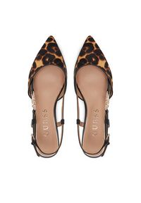 Guess Baleriny FLTFRY LEP05 Brązowy. Kolor: brązowy. Materiał: skóra #2