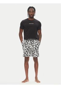 Emporio Armani Underwear Piżama EM000400 AF10794 FC143 Czarny Regular Fit. Kolor: czarny. Materiał: bawełna