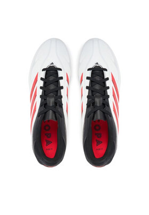 Adidas - adidas Buty do piłki nożnej Copa Pure 3 Club Turf IE1168 Biały. Kolor: biały. Materiał: skóra