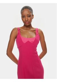Versace Jeans Couture Sukienka codzienna 76HAO919 Różowy Slim Fit. Okazja: na co dzień. Kolor: różowy. Materiał: syntetyk. Typ sukienki: proste. Styl: casual #3