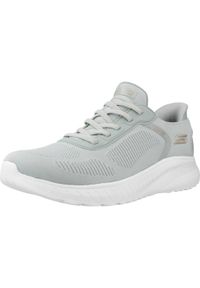 skechers - Tenisówki Skechers Model Bobs Squad Chaos Kolor Zielony. Kolor: zielony. Materiał: syntetyk, tkanina. Model: Skechers Sport. Sport: turystyka piesza