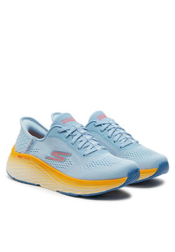 skechers - Skechers Buty do biegania Max Cushioning Elite 2.0 129626/BLOR Niebieski. Kolor: niebieski. Materiał: materiał, mesh