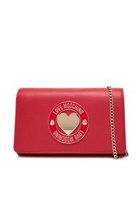 Love Moschino - LOVE MOSCHINO Torebka JC4368PP0NKG0500 Czerwony. Kolor: czerwony. Materiał: skórzane