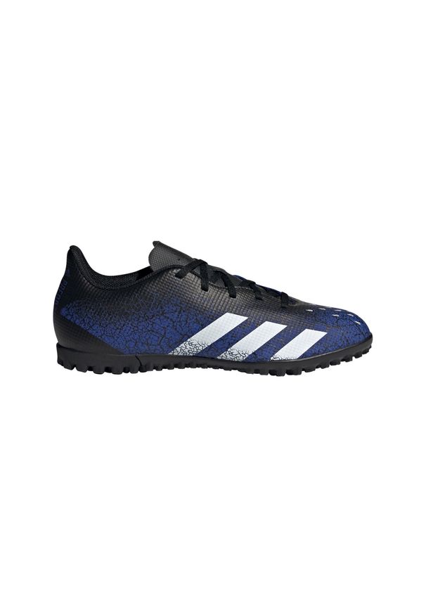 Buty piłkarskie turfy dla dorosłych Adidas Predator .4 HG. Szerokość cholewki: normalna. Wzór: nadruk. Sport: piłka nożna