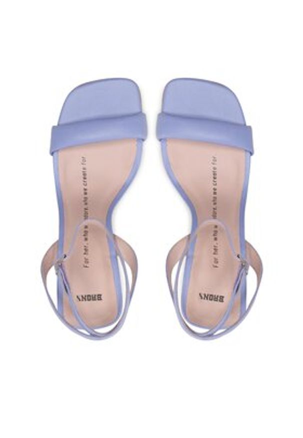 Bronx Sandały Aladin-Sandal 84945-A Fioletowy. Kolor: fioletowy. Materiał: skóra
