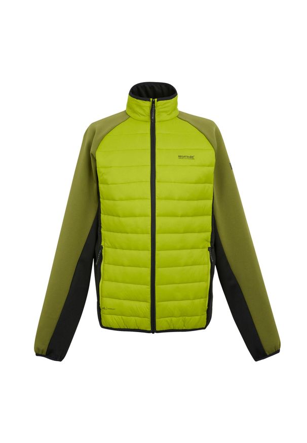 Regatta - Męska Kurtka Hybrydowa Clumber IV Full Zip. Kolor: zielony